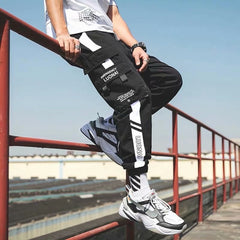 Men's Trendy Loose Drawstring Multi-pocket Casual Pants