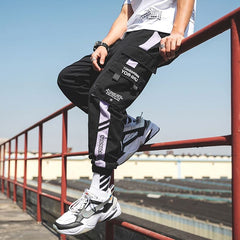 Men's Trendy Loose Drawstring Multi-pocket Casual Pants